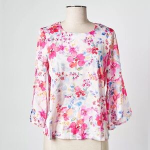 Molly Bracken Vibrant Floral Blouse